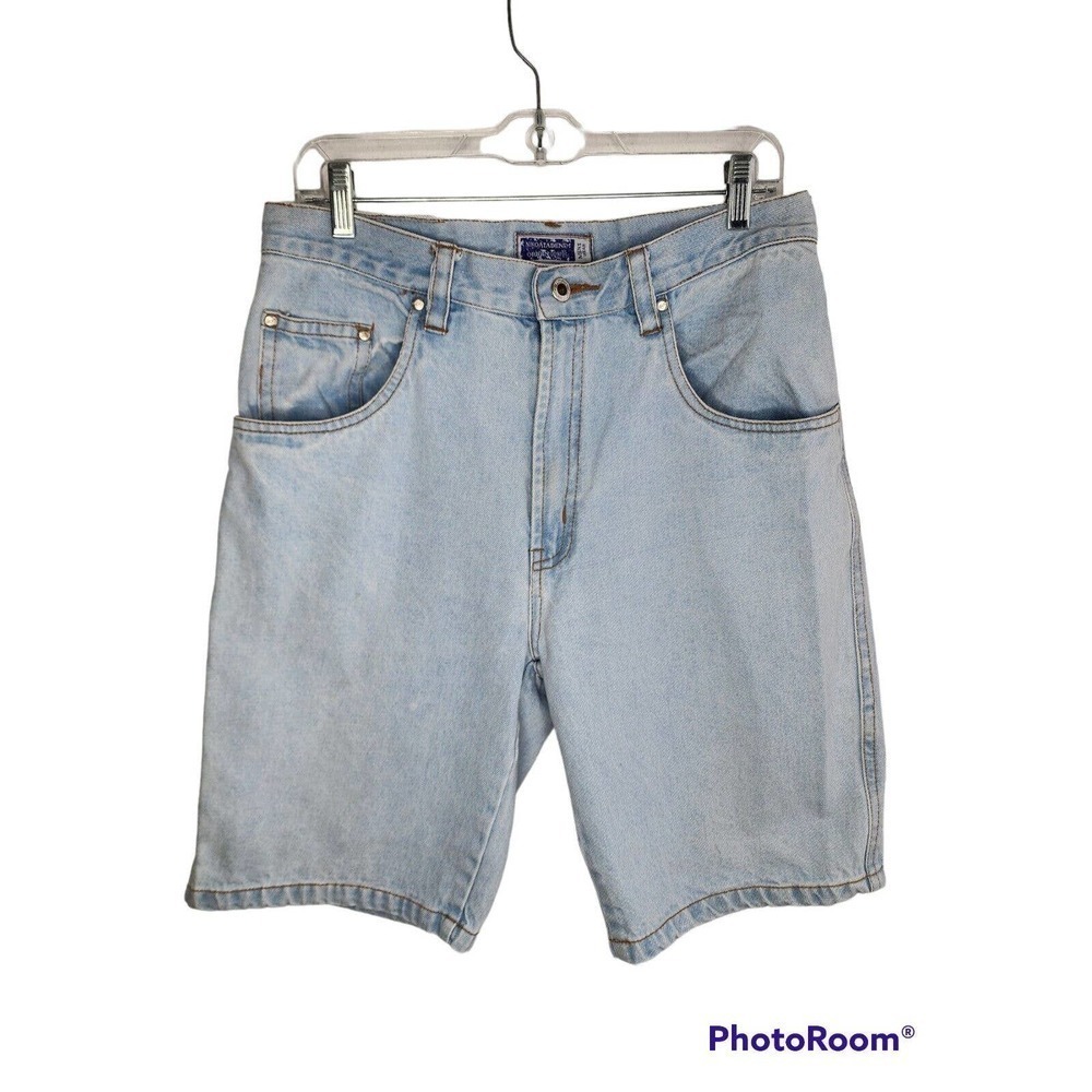 Nikoata Denim Men's Shorts Vintage Streetwear Faded 10" Inseam